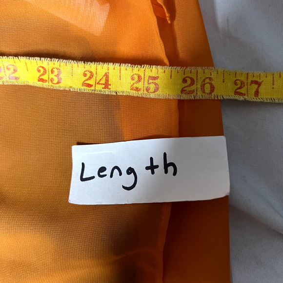 Susan Graver Womens XS Orange Paisley Kimono Kaftan‎ Blouse Set Oversized Boho - Picture 10 of 13